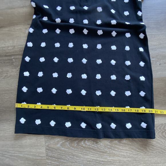 Fred Perry x Amy Winehouse Polo Shirt Dress sz 12 US 16 UK Black Polk Dots - Picture 11 of 12